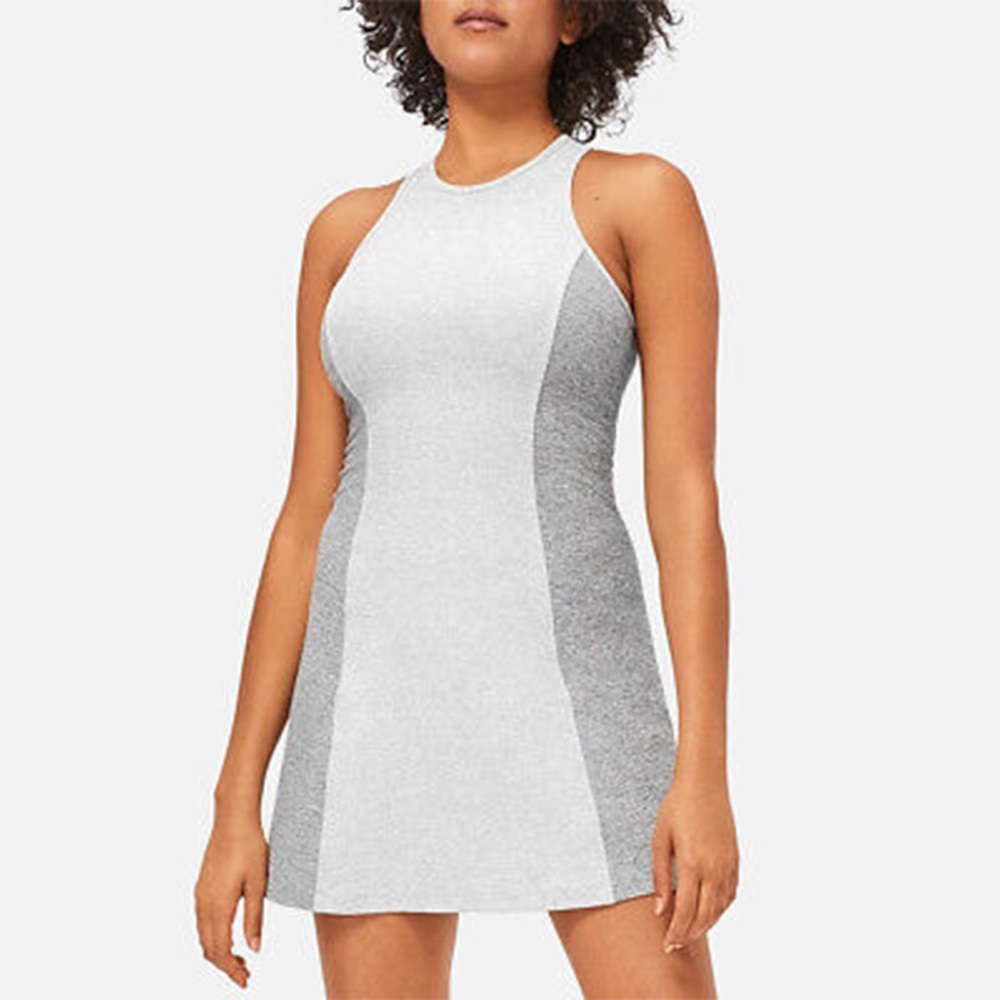 Outdoor Voices Athena Workout Dress Dove/Ash Small